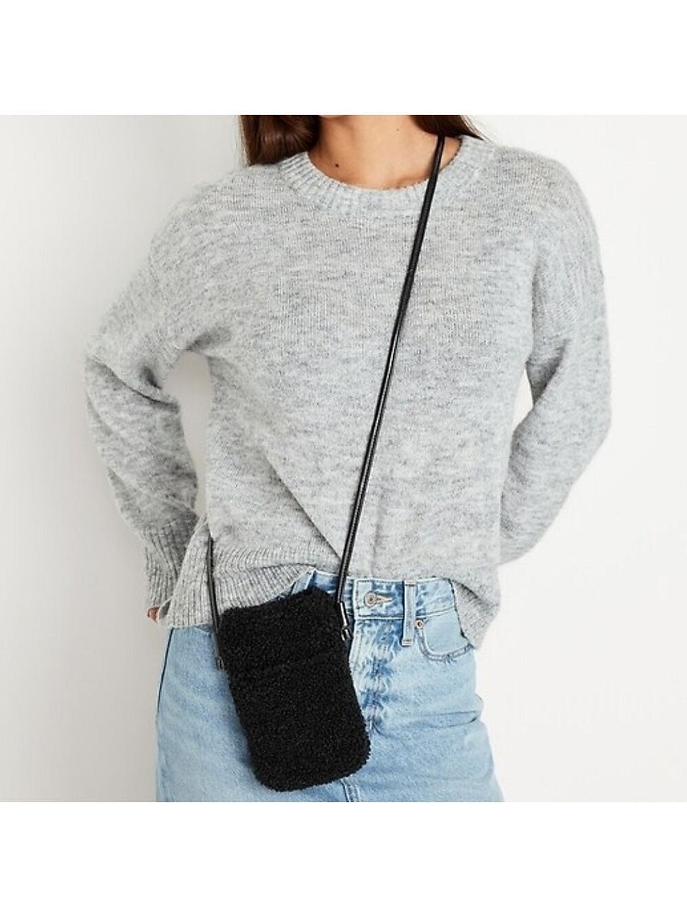 Old Navy • Sherpa Crossbody Bag - Picture 2 of 2